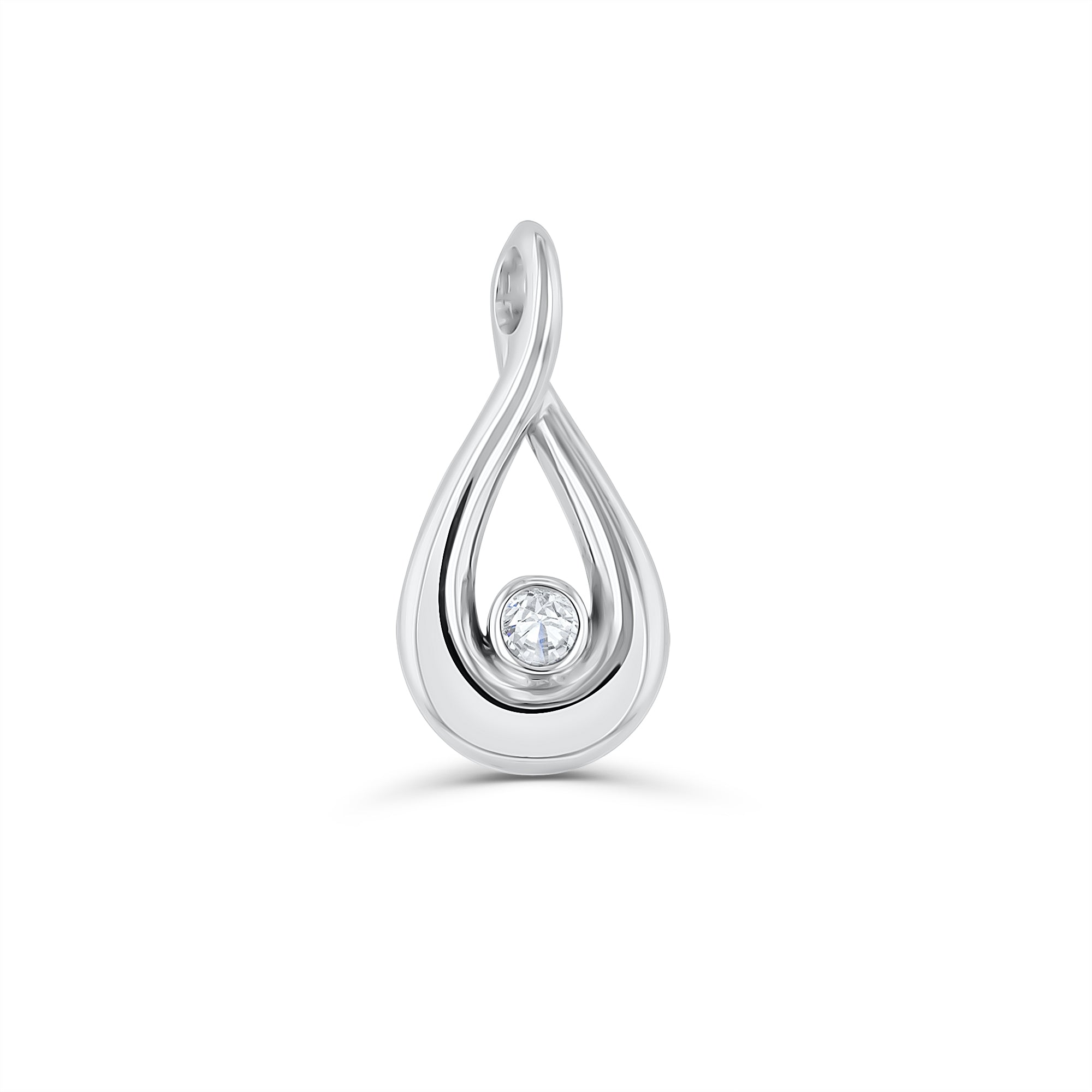 Twist Pendant Catherine Best Silver Pendant