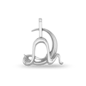 Aquarius Moon-sign Pendant Catherine Best Dev Silver Pendant