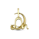 Aquarius Moon-sign Pendant Catherine Best Dev 9ct Yellow Gold Pendant