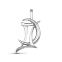 Gemini Moon-sign Pendant Catherine Best Dev Silver Pendant