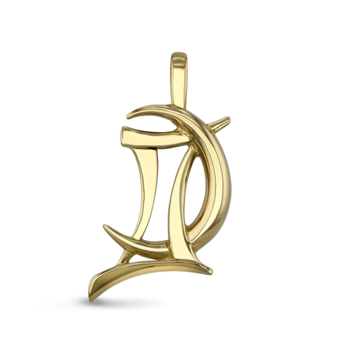 Gemini Moon-sign Pendant Catherine Best Dev 9ct Yellow Gold Pendant