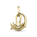 Libra Moon-sign Pendant Catherine Best Dev 9ct Yellow Gold Pendant