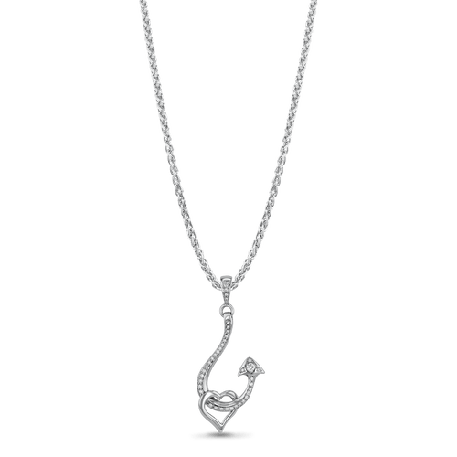 Hooked On You Pendant Catherine Best Dev Pendant on a 18