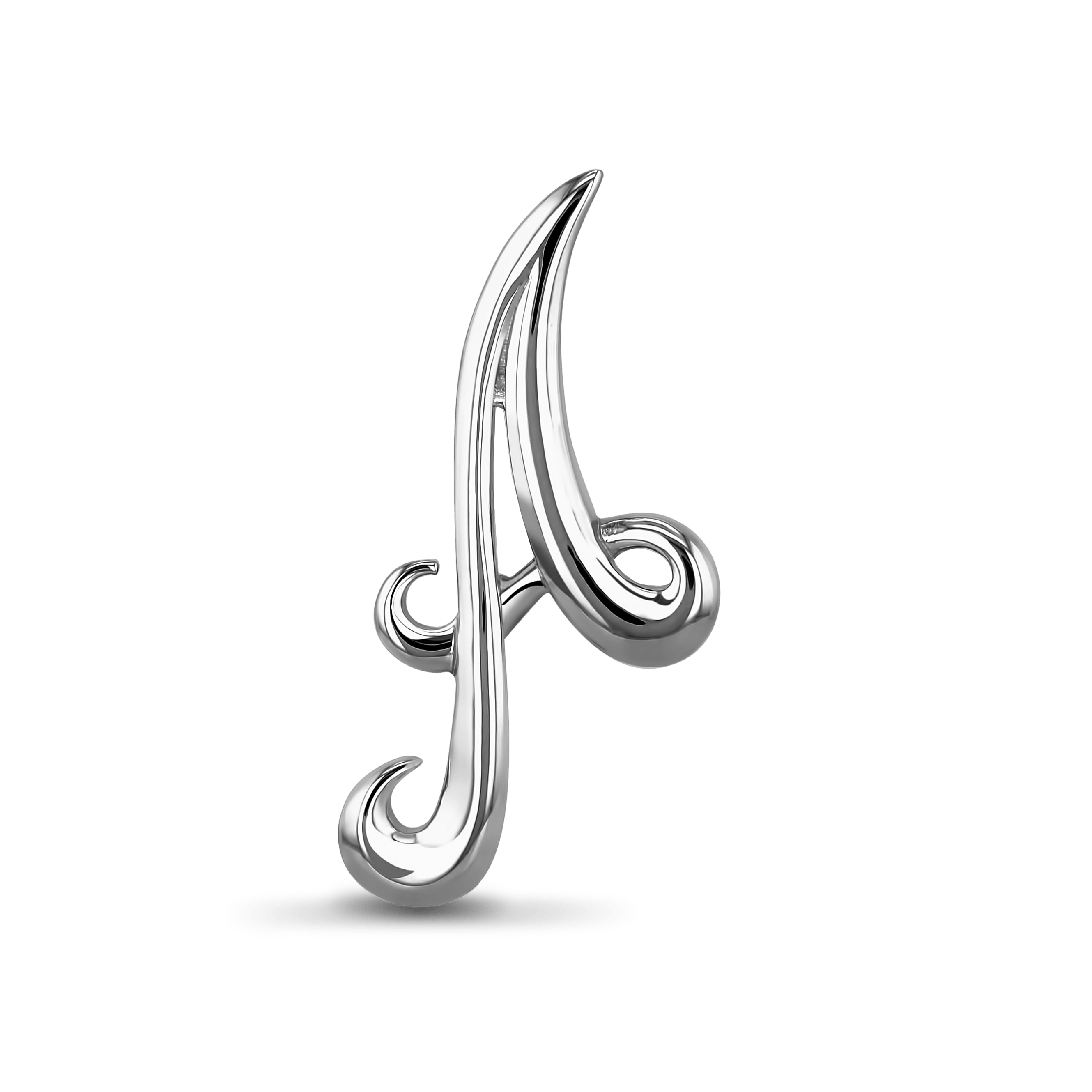 Initial A Love Letter Pendant Catherine Best Dev Silver Pendant