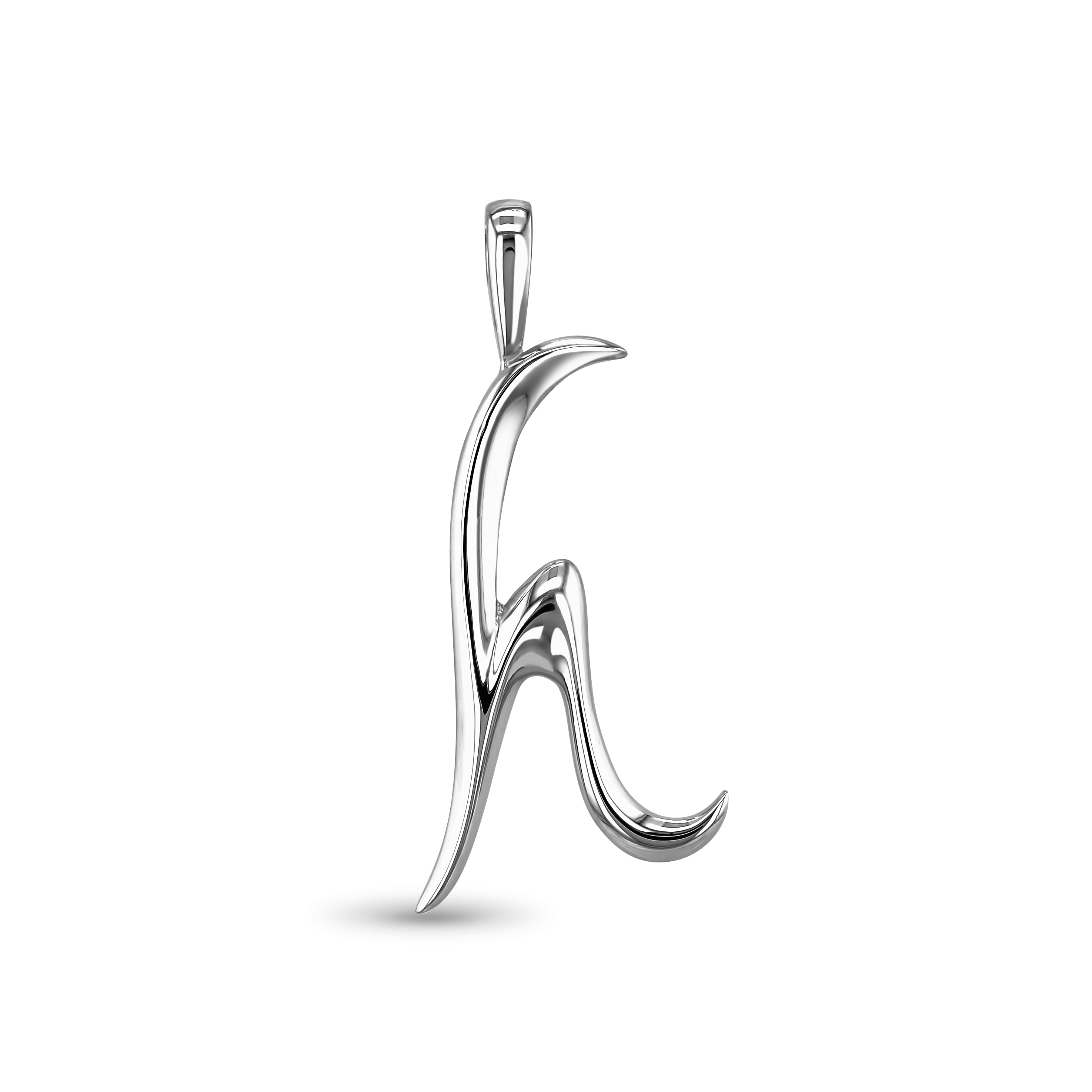 Initial H Love Letter Pendant Catherine Best Dev Pendant Silver