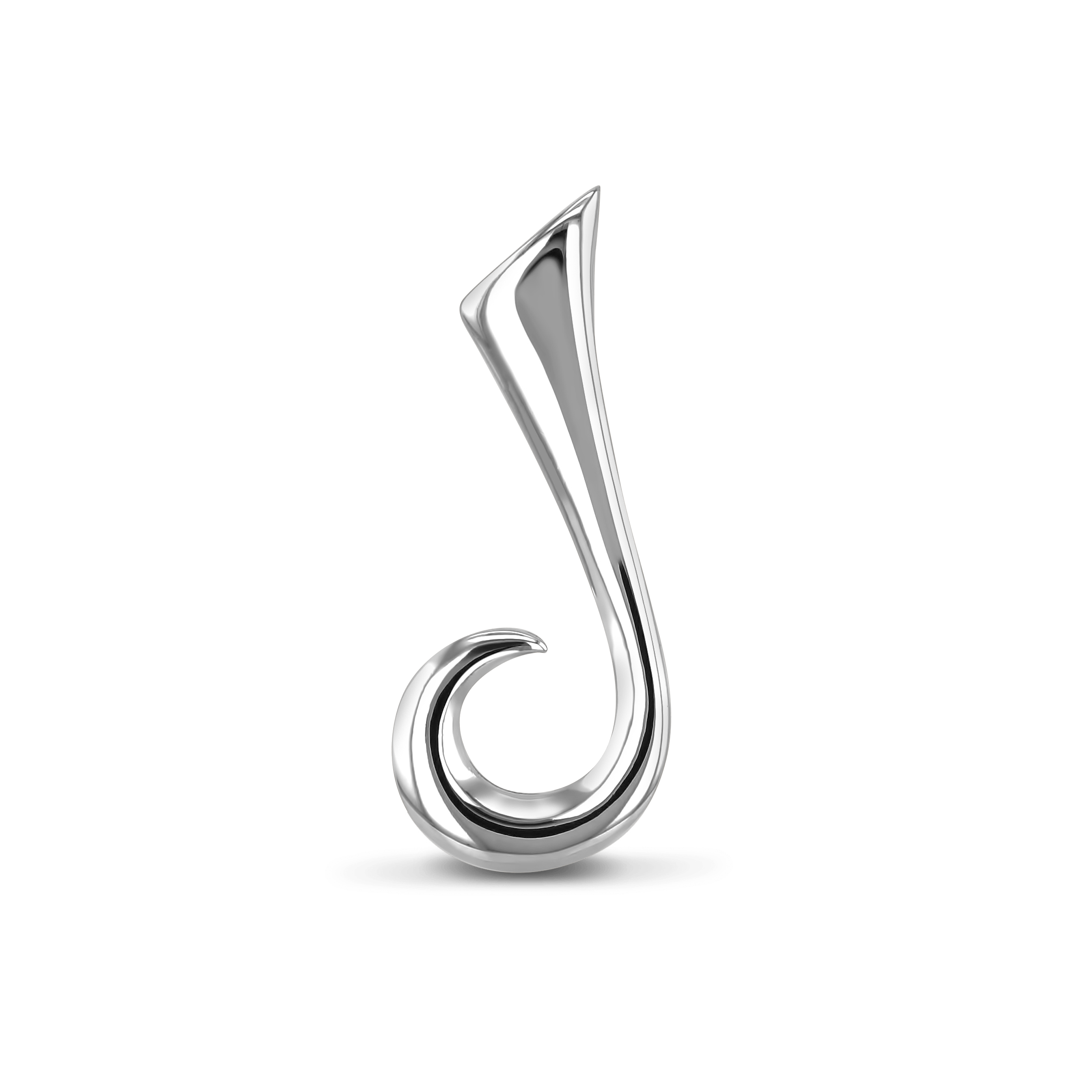 Initial J Love Letter Pendant Catherine Best Dev Silver Pendant
