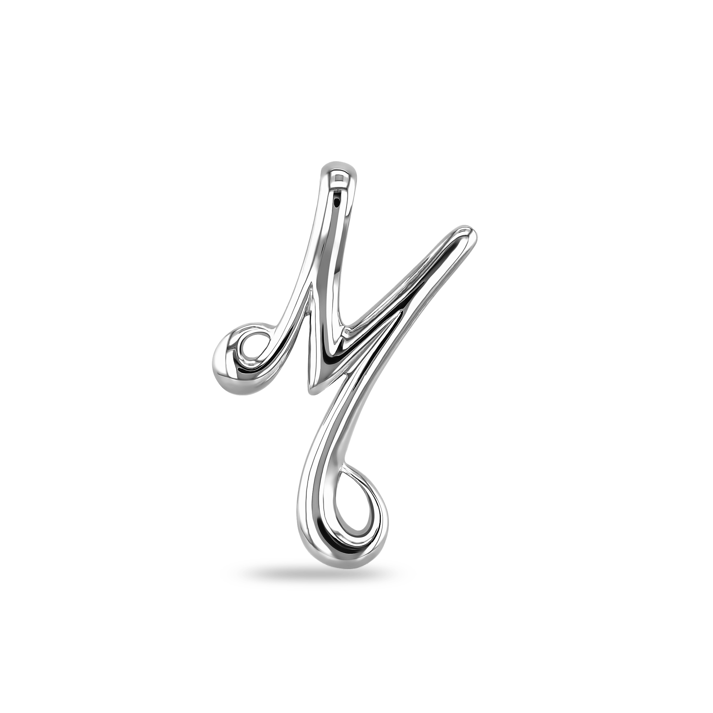 Initial M Love Letter Pendant Catherine Best Dev Silver Pendant