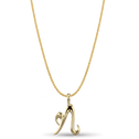 Initial N Love Letter Pendant Catherine Best Dev 9ct Yellow Gold Pendant on a 18 chain 