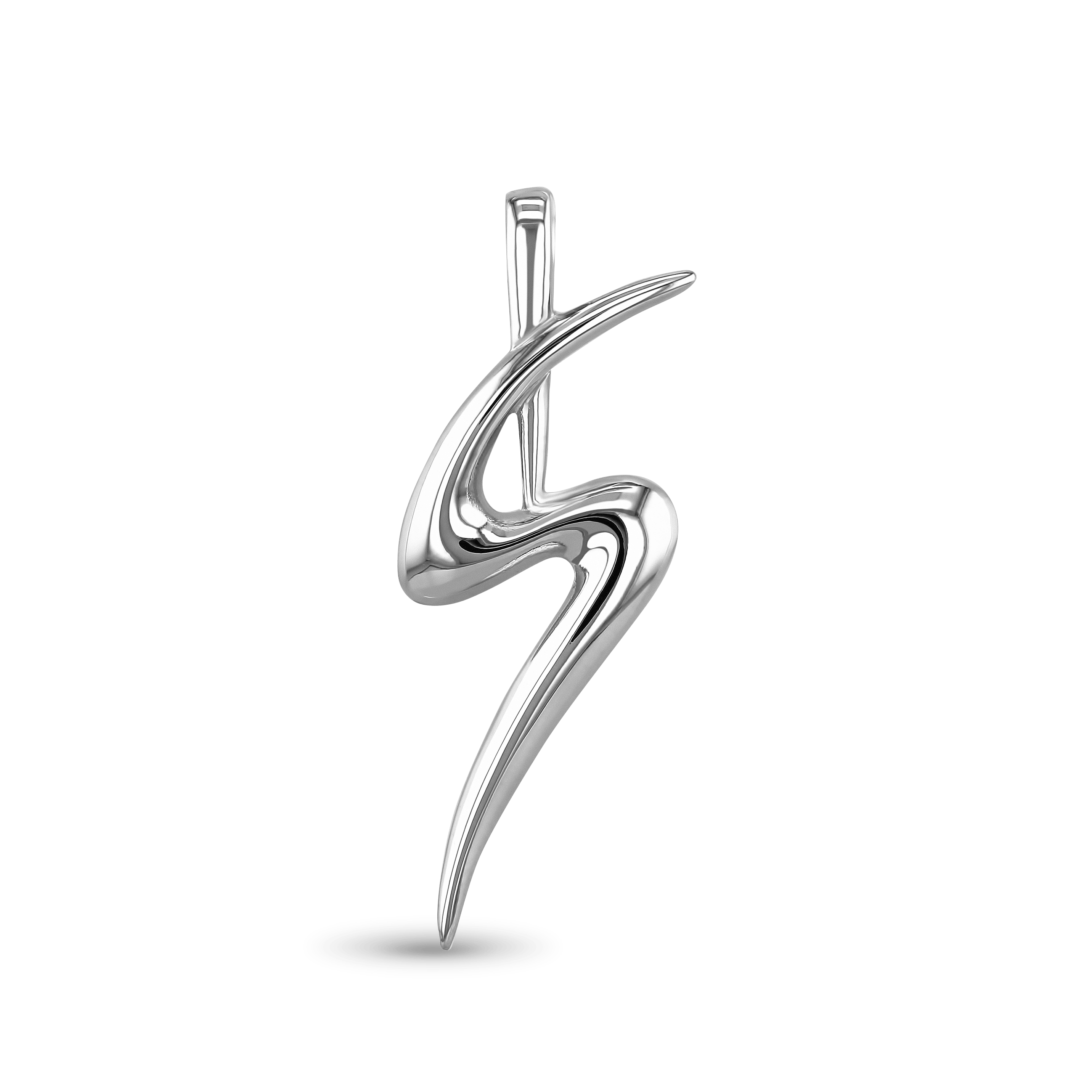 Initial S Love Letter Pendant Catherine Best Dev Silver Pendant