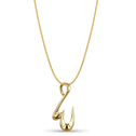 Initial W Love Letter Pendant Catherine Best Dev 9ct Yellow Gold Pendant on a 18 chain 