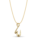 Initial W Love Letter Pendant Catherine Best Dev 9ct Yellow Gold Pendant on a 18 chain