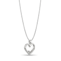 I Love You Pendant Catherine Best Dev 9ct White Gold Pendant on a 18