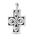 Spirit Religious Cross Pendant in Silver Catherine Best Dev Pendant 