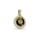 Reflections X 18ct Yellow Gold Handmade Tahitian Pearl and Diamond Pendant Catherine Best Dev Pendant 