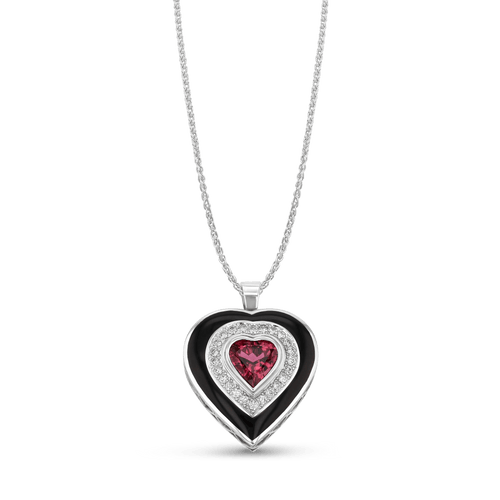 Love Is Precious Pink Tourmaline Pendant Catherine Best Dev Pendant on a 18 chain 