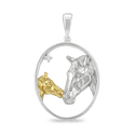 Love is Forever Silver & Gold Plated Pendant Catherine Best Dev Pendant