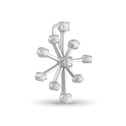 Starburst Silver and Cubic Zirconia Pendant Catherine Best Dev