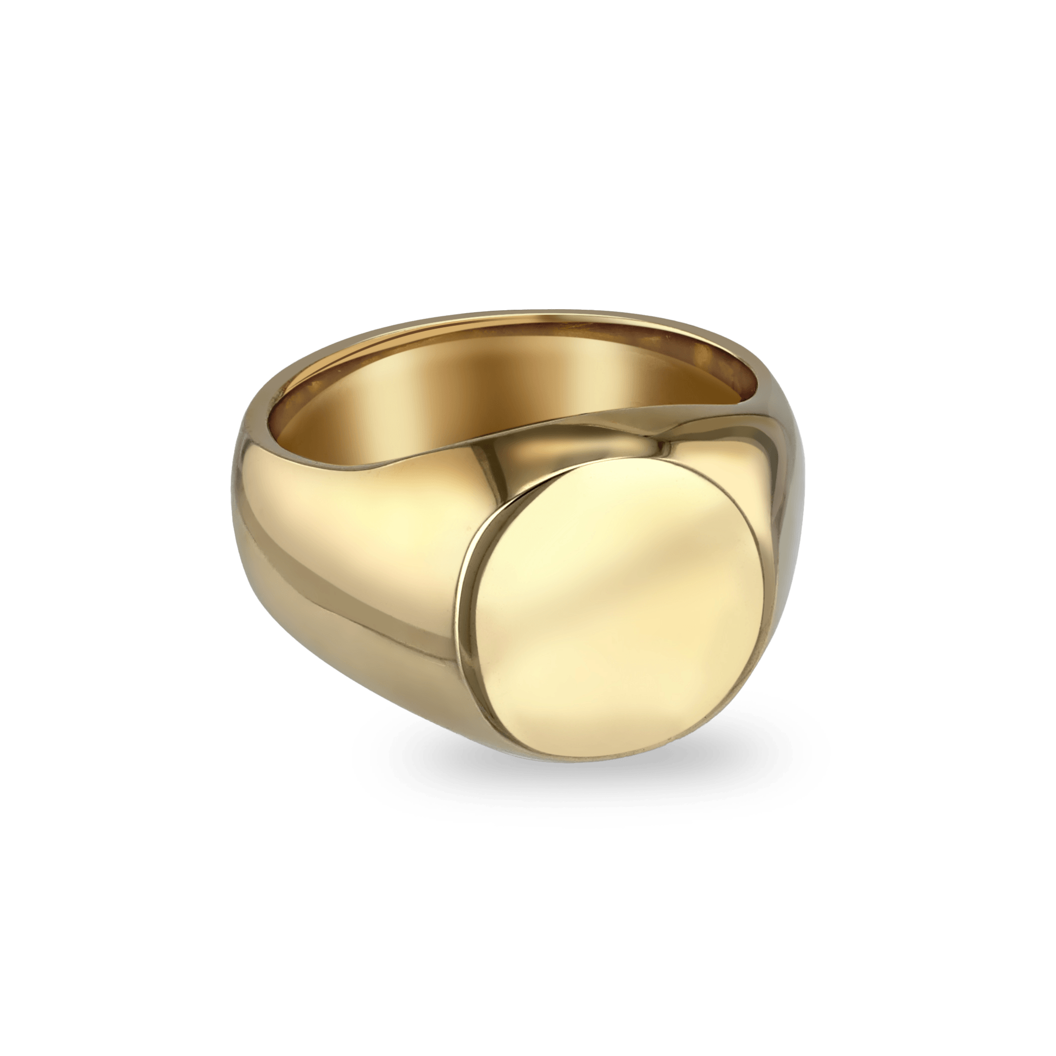 The Gentleman's Grand Signet Ring in Silver or Gold Catherine Best Dev 9ct Yellow Gold