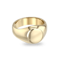 The Gentleman's Signet Ring in Silver or Gold Catherine Best Dev 9ct Yellow Gold 