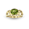 Hearts on Fire Ring Catherine Best Dev Peridot 9ct Yellow Gold 