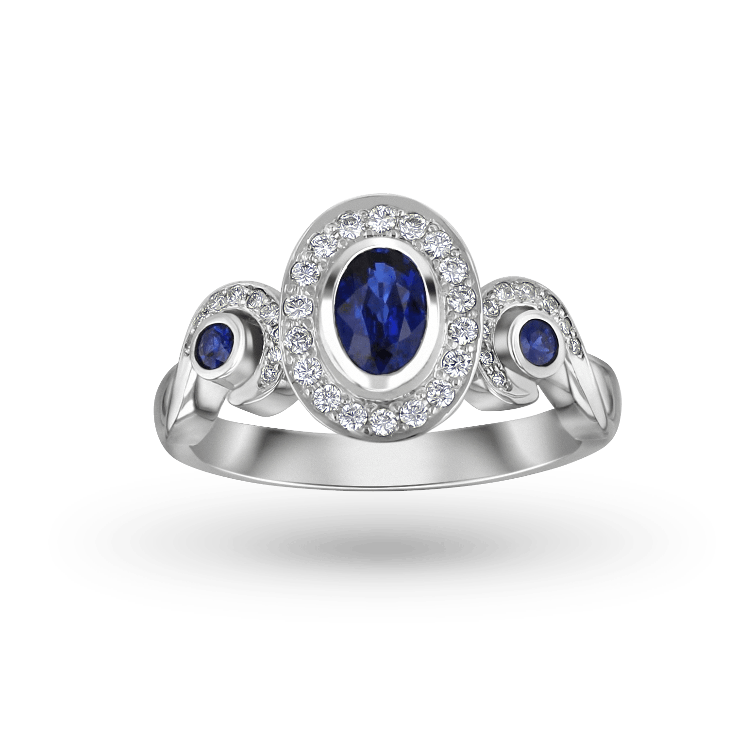 Peace Ring Catherine Best Dev Sapphire Platinum