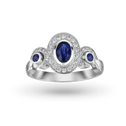 Peace Ring Catherine Best Dev Sapphire Platinum 