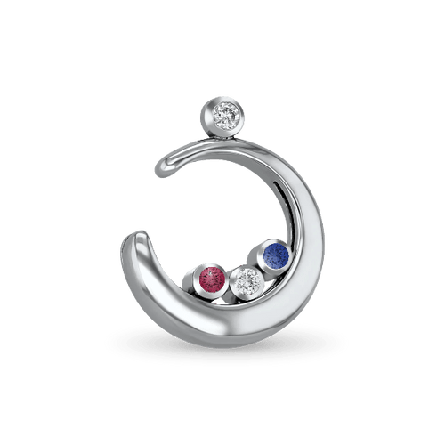 Cradle of Love Pendant - 9ct White Gold - With Chain Catherine Best