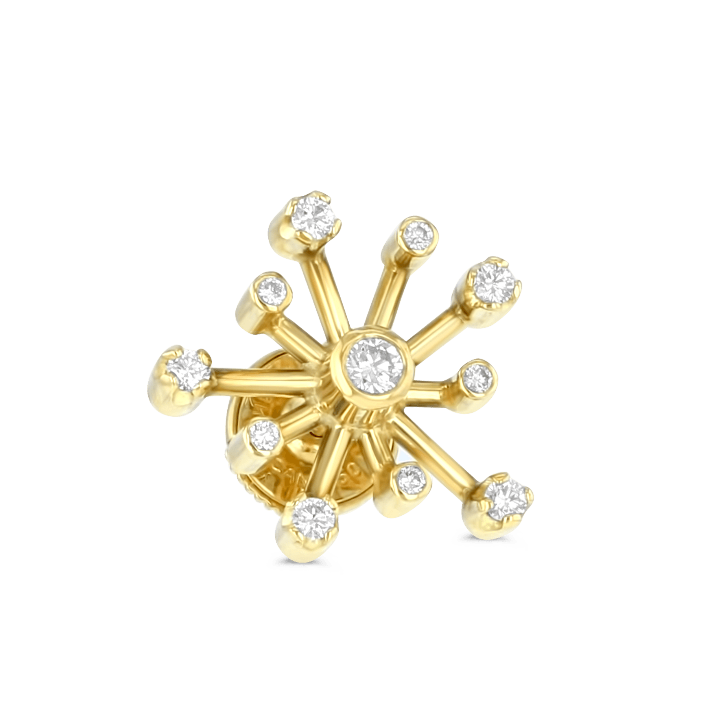 Starburst Diamond Brooch Pin Catherine Best Dev Larger Platinum Diamond