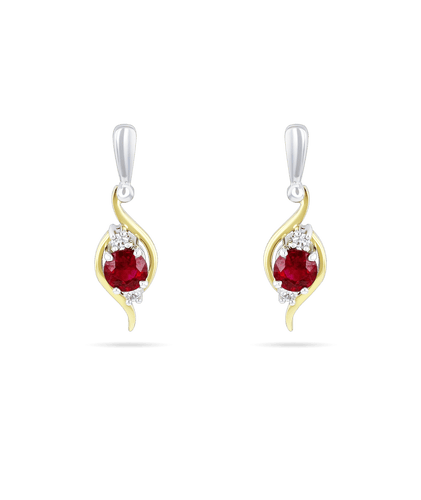 St Lucia Earrings Catherine Best Ruby 