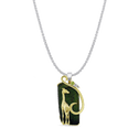 Across The Plain Pendant Catherine Best Dev Pendant on a 18 chain 