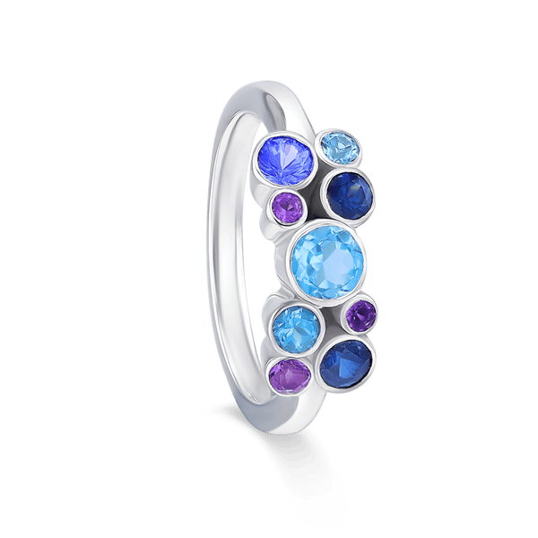 Jelly Tots Ring in Blue and Purple Catherine Best 