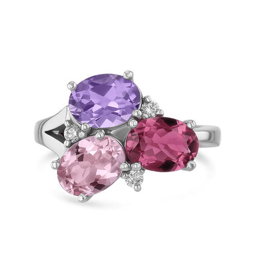 Sweetie Ring Catherine Best Amethyst and Pink Tourmaline 