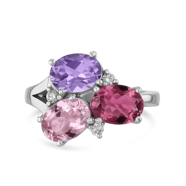 Sweetie Ring Catherine Best Amethyst and Pink Tourmaline 