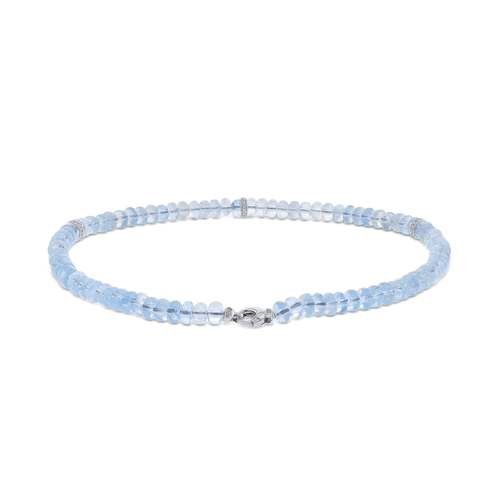 Aquamarine Bead Necklace Catherine Best 