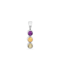 Primrose Pendant Catherine Best Dev Pendant Yellow Beryl Royal Purple Garnet and Mandarin Garnet 