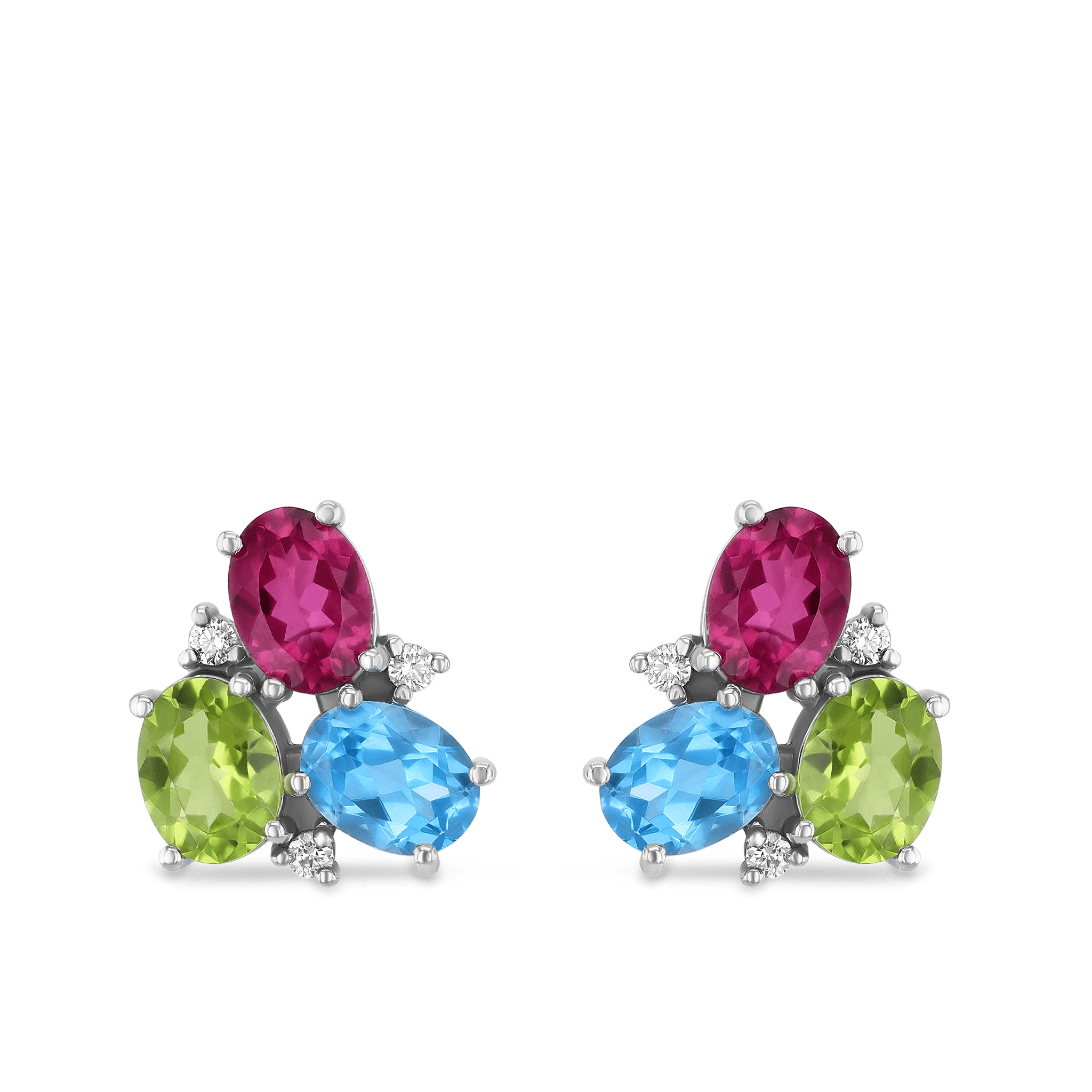 Sweetie Earrings Earring Catherine Best Amethyst and Pink Tourmaline 