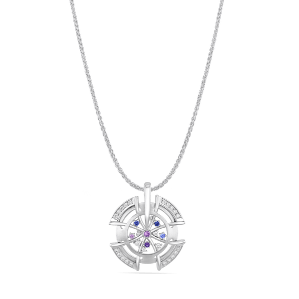 Windmill IV Diamond and Sapphire Pendant Catherine Best Pendant with 18ct chain 