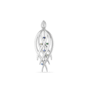 Dancing in the Ocean Brooch Catherine Best Platinum and Gemstone 