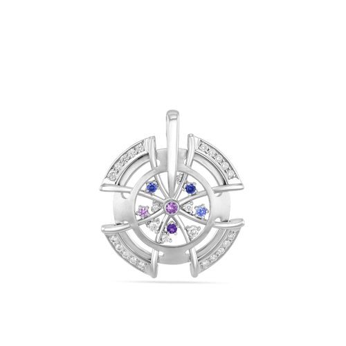 Windmill IV Diamond and Sapphire Pendant Catherine Best Pendant 