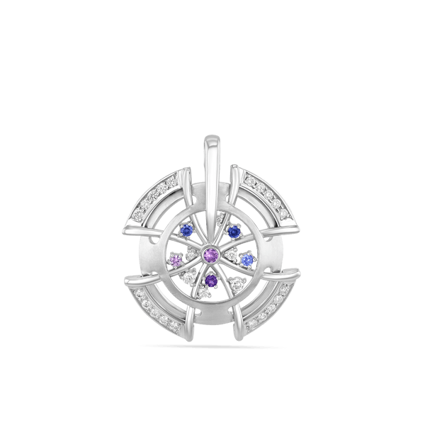 Windmill IV Diamond and Sapphire Pendant Catherine Best Pendant 