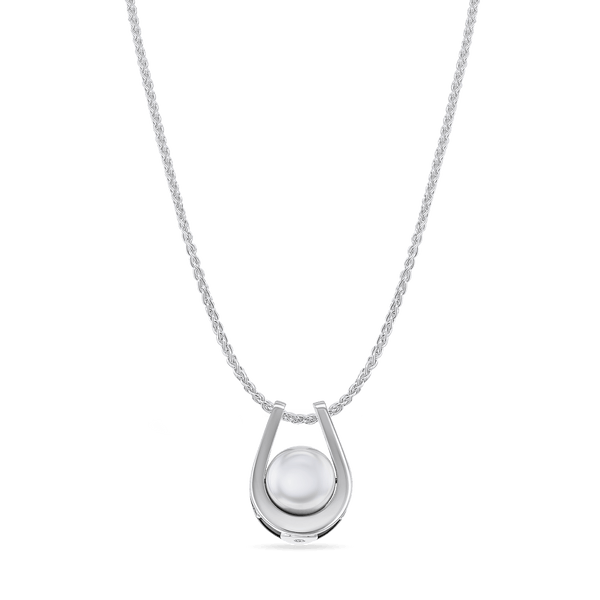 Buddha Pendant Catherine Best 18ct White Gold Pendant with 18 inch spiga chain 
