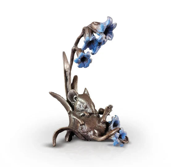 Richard Cooper Mouse with Bluebells Sculpture Catherine Best Dev 