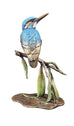 Richard Cooper Kingfisher with Willow Solid Bronze Sculpture (With Presentation Box) Sculptures & Statues Catherine Best 