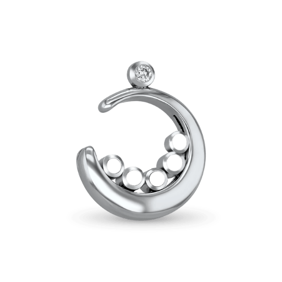Cradle of Love Pendant - Platinum - Without Chain Catherine Best 