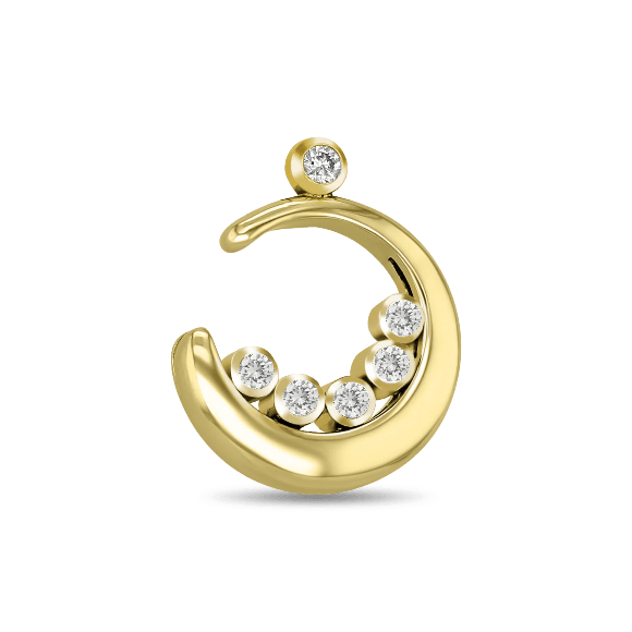 Cradle of Love Pendant - 9ct Yellow Gold - Without Chain Catherine Best 