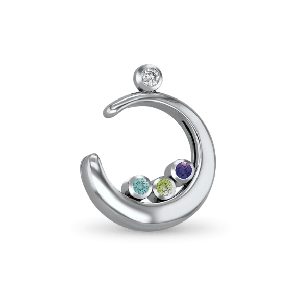 Cradle of Love Pendant - Silver - With Chain Catherine Best 