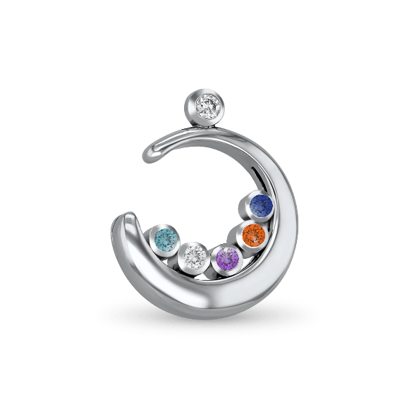 Cradle of Love Pendant - Silver - With Chain Catherine Best 