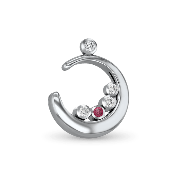 Cradle of Love Pendant - Silver - With Chain Catherine Best 