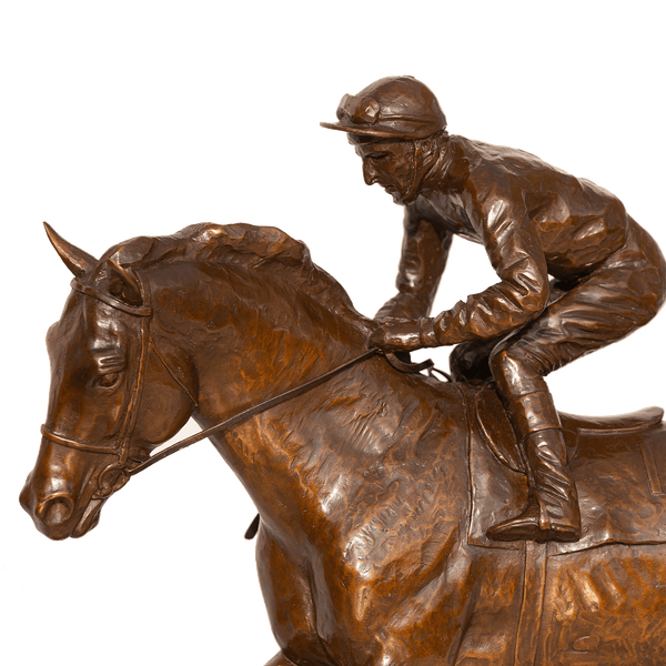 Brigadier Gerard and Joe Mercer Sculpture Catherine Best Dev 