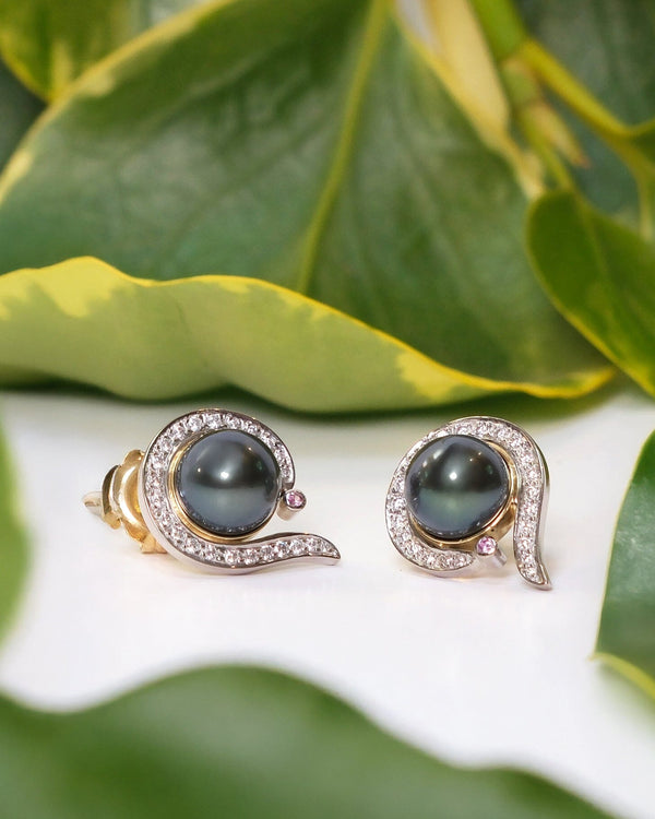 Tahitian Twist Earrings Catherine Best 
